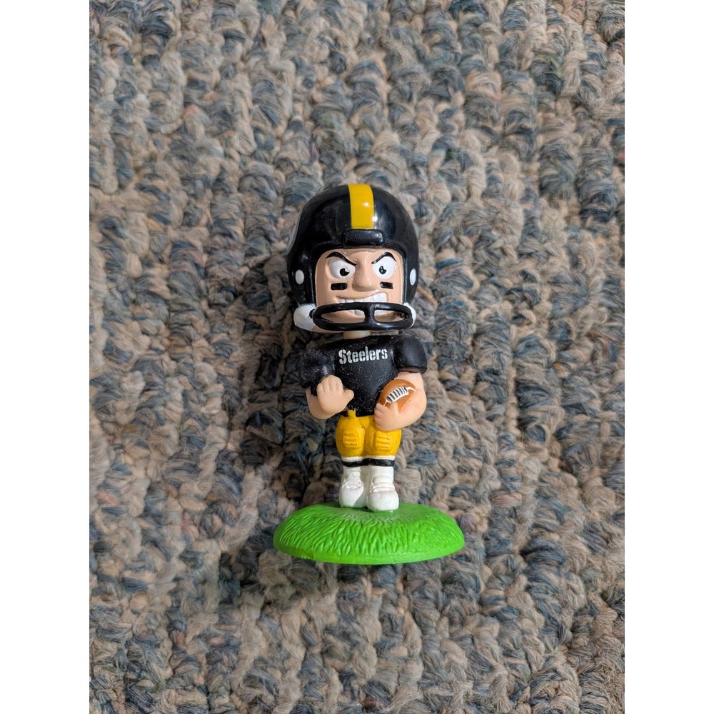 Pittsburgh Steelers NFL Bobblehead Figure Collectible Black Gold Football Player